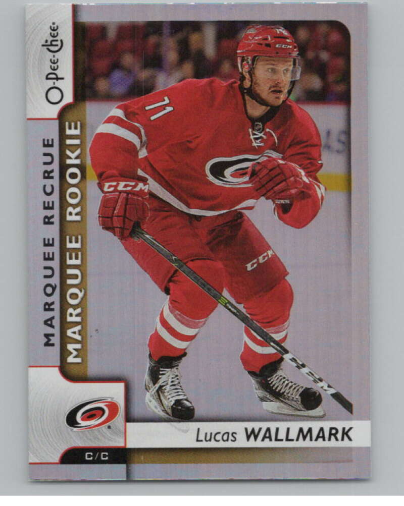 2017-18 O-Pee-Chee #537 Lucas Wallmark Marquee Rookie RC  SP  V102441 Image 1