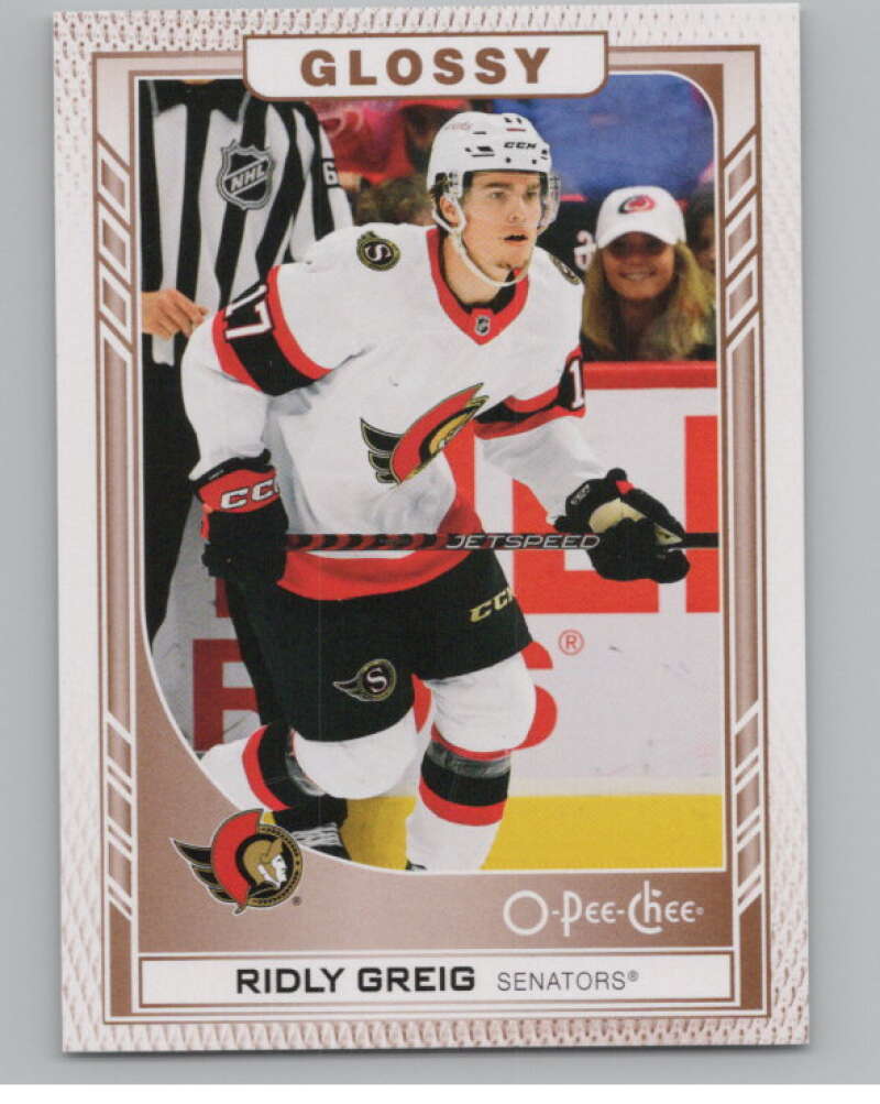 2023-24 Upper Deck OPC Glossy #R-4 Ridly Greig Rookie Ottawa Senators  V102444 Image 1