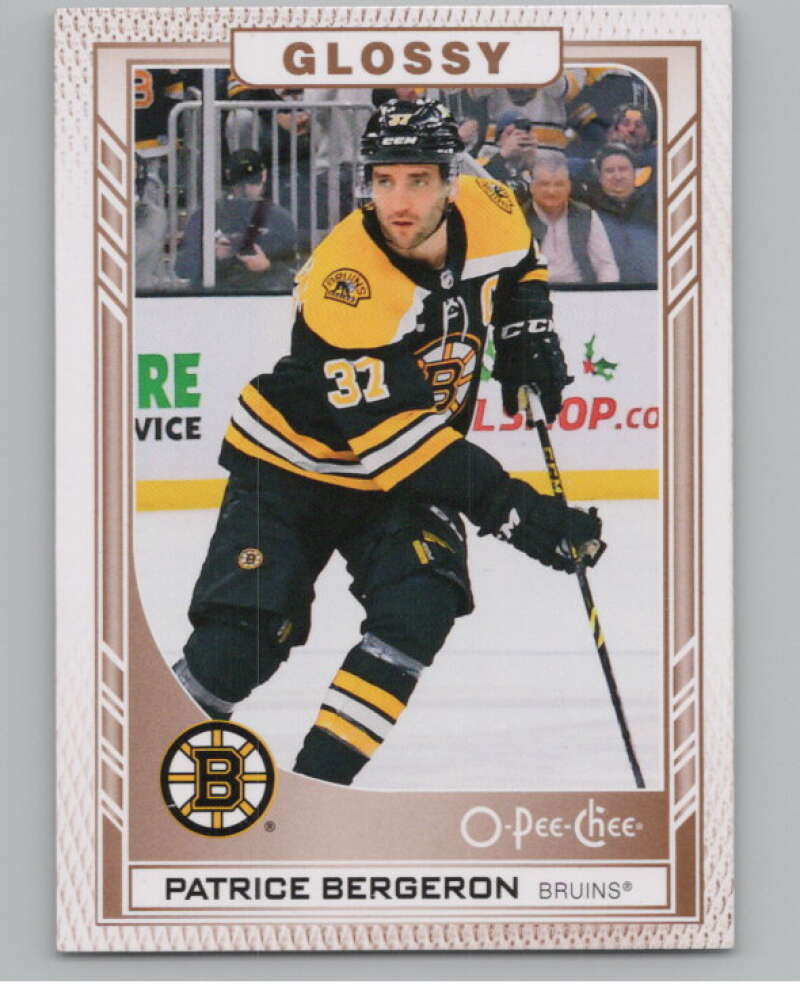 2023-24 Upper Deck OPC Glossy #R-16 Patrice Bergeron  Boston Bruins  V102446 Image 1