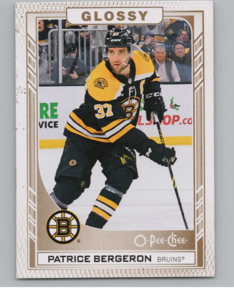 2023-24 Upper Deck OPC Glossy #R-16 Patrice Bergeron  Boston Bruins  V102447 Image 1