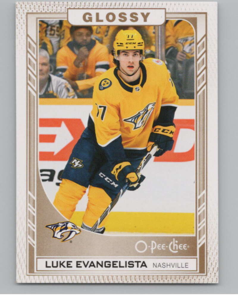 2023-24 Upper Deck OPC Glossy #R-21 Luke Evangelista RC Rookie  V102449 Image 1