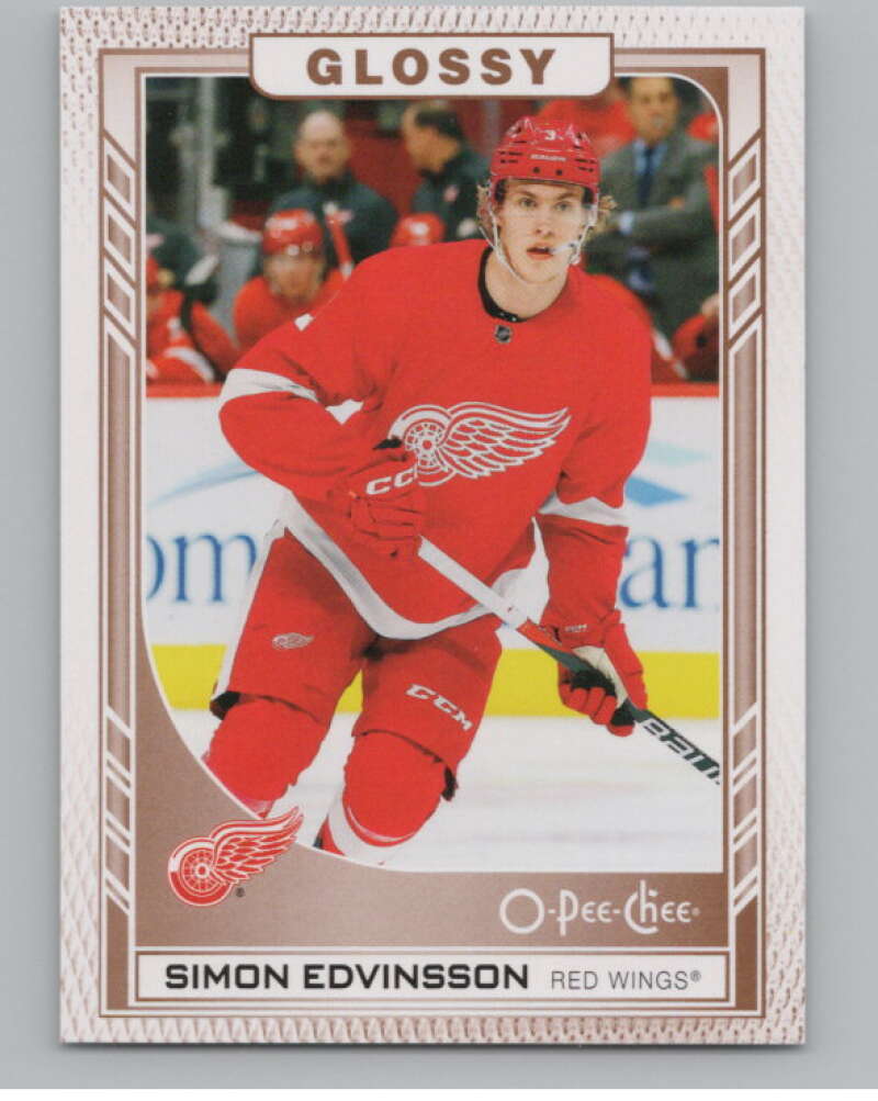 2023-24 Upper Deck OPC Glossy #R-22 Simon Edvinsson RC Rookie  V102450 Image 1