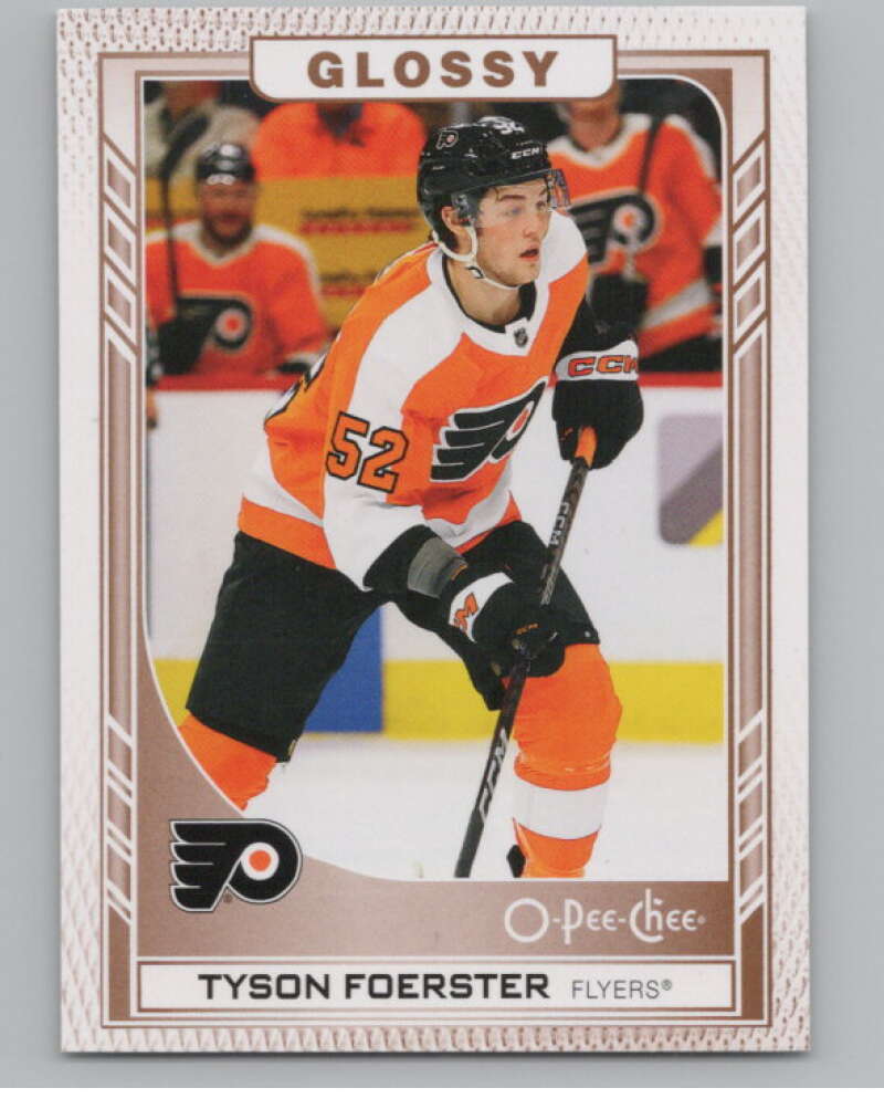2023-24 Upper Deck OPC Glossy #R-25 Tyson Foerster RC Rookie Flyers  V102452 Image 1