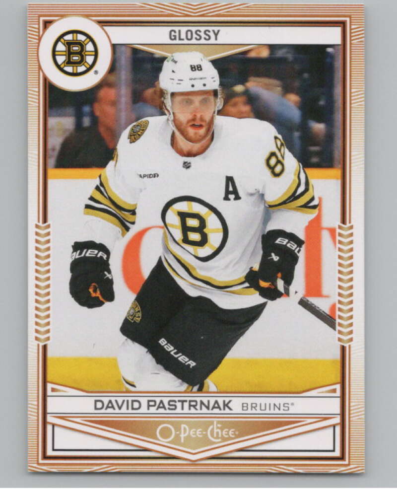 2024-25 Upper Deck O-Pee-Chee Glossy #OG-17 David Pastrnak Bruins  V102461 Image 1