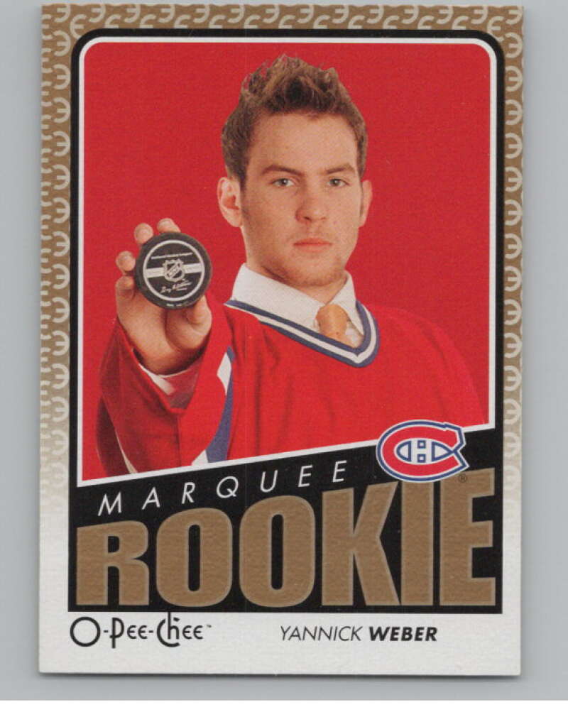 2009-10 O-Pee-Chee #501 Yannick Weber  RC Rookie Montreal Canadiens  V102462 Image 1