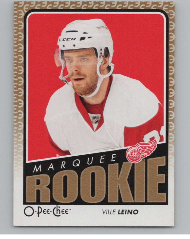 2009-10 O-Pee-Chee #502 Ville Leino  RC Rookie Detroit Red Wings  V102463 Image 1