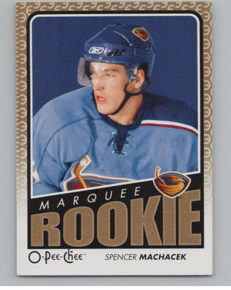 2009-10 O-Pee-Chee #508 Spencer Machacek  RC Rookie Atlanta Thrashers  V102464 Image 1