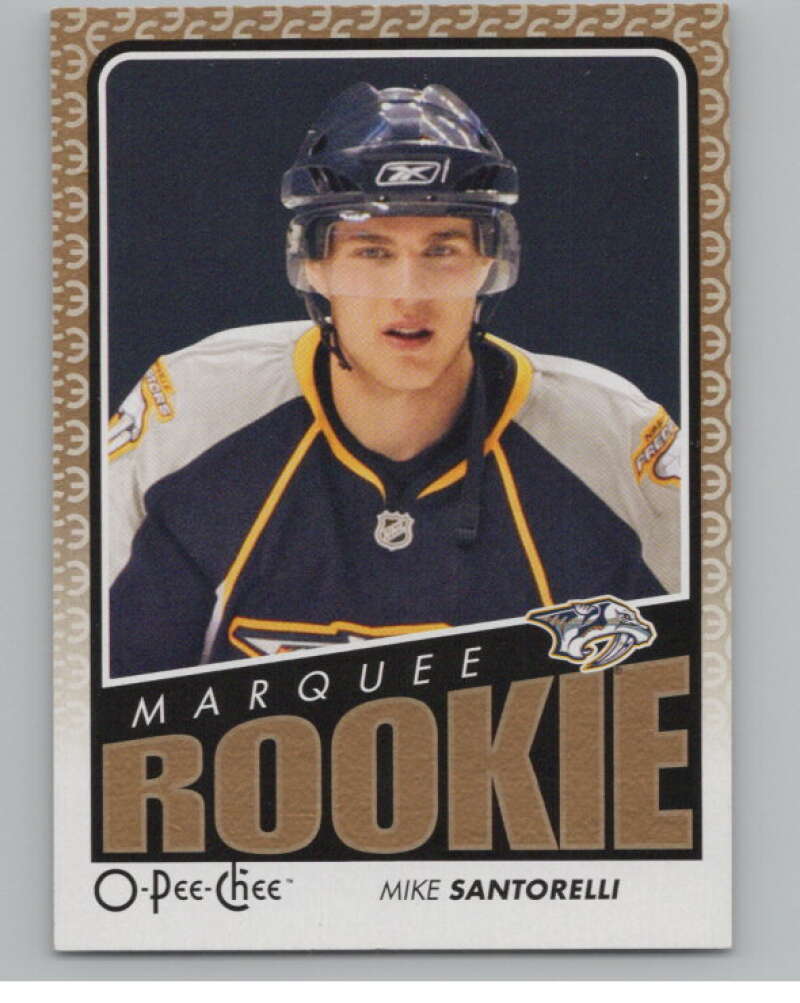 2009-10 O-Pee-Chee #516 Mike Santorelli  RC Rookie Nashville Predators  V102465 Image 1