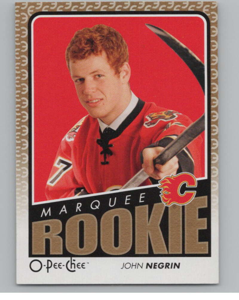 2009-10 O-Pee-Chee #540 John Negrin  RC Rookie Calgary Flames  V102467 Image 1