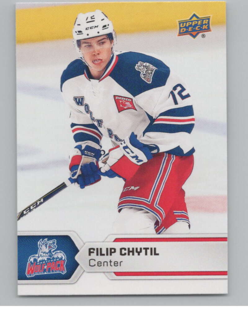 2017-18 Upper Deck AHL #108 Filip Chytil  SP Hartford Wolf Pack  V102478 Image 1