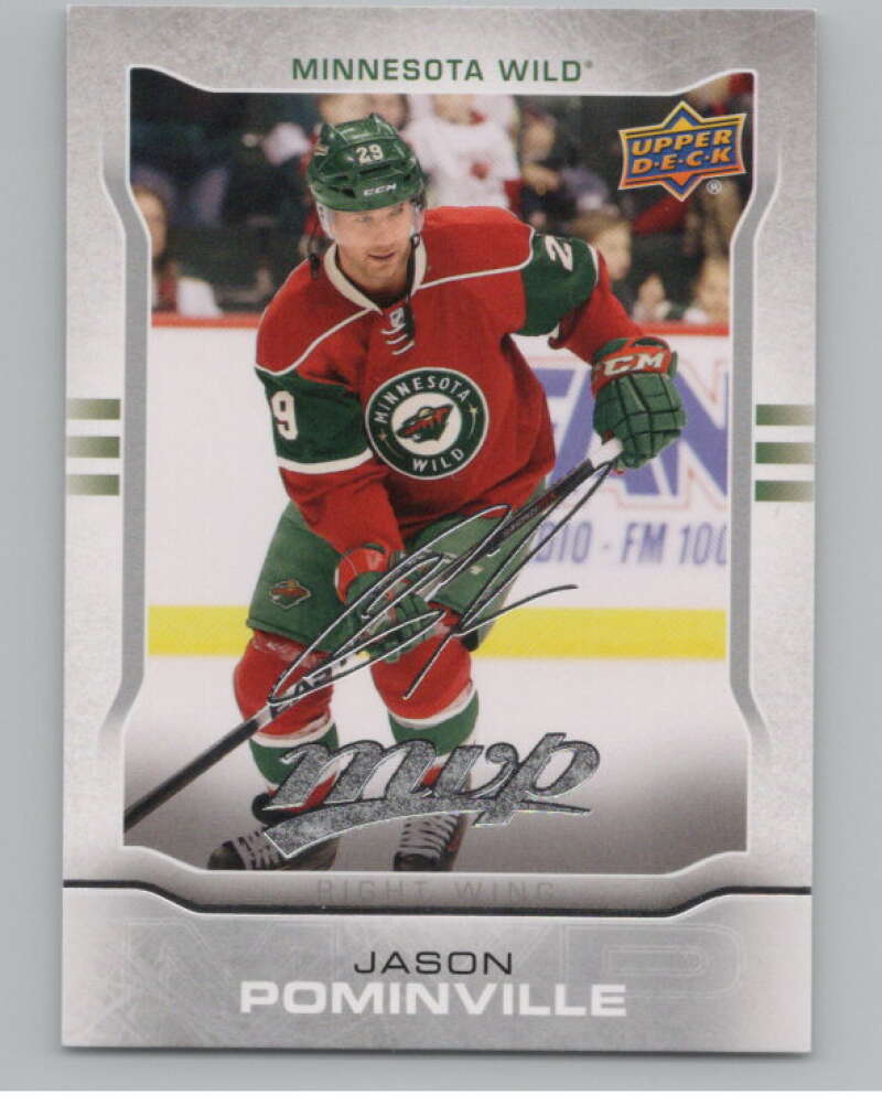 2014-15 Upper Deck MVP Silver Script #218 Jason Pominville  SP Wild  V102487 Image 1