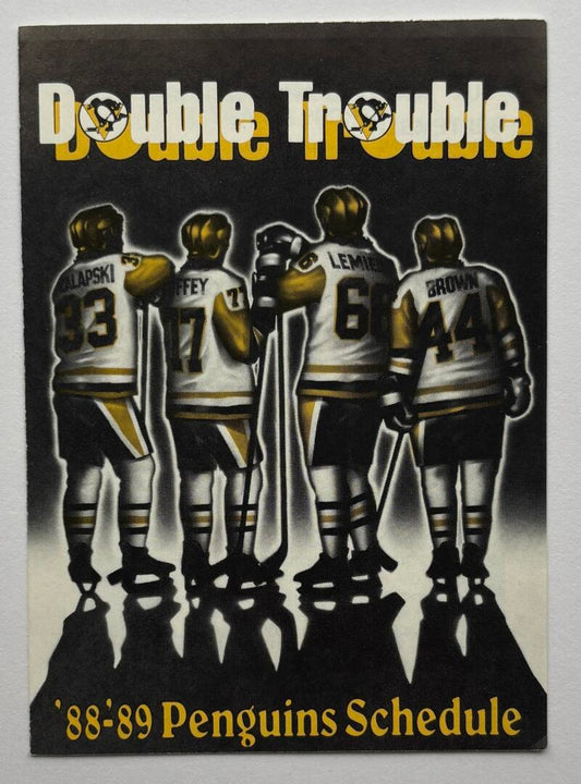 Pittsburgh Penguins 1988-89 Official Hockey Team Pocket Schedule V102498 Image 1