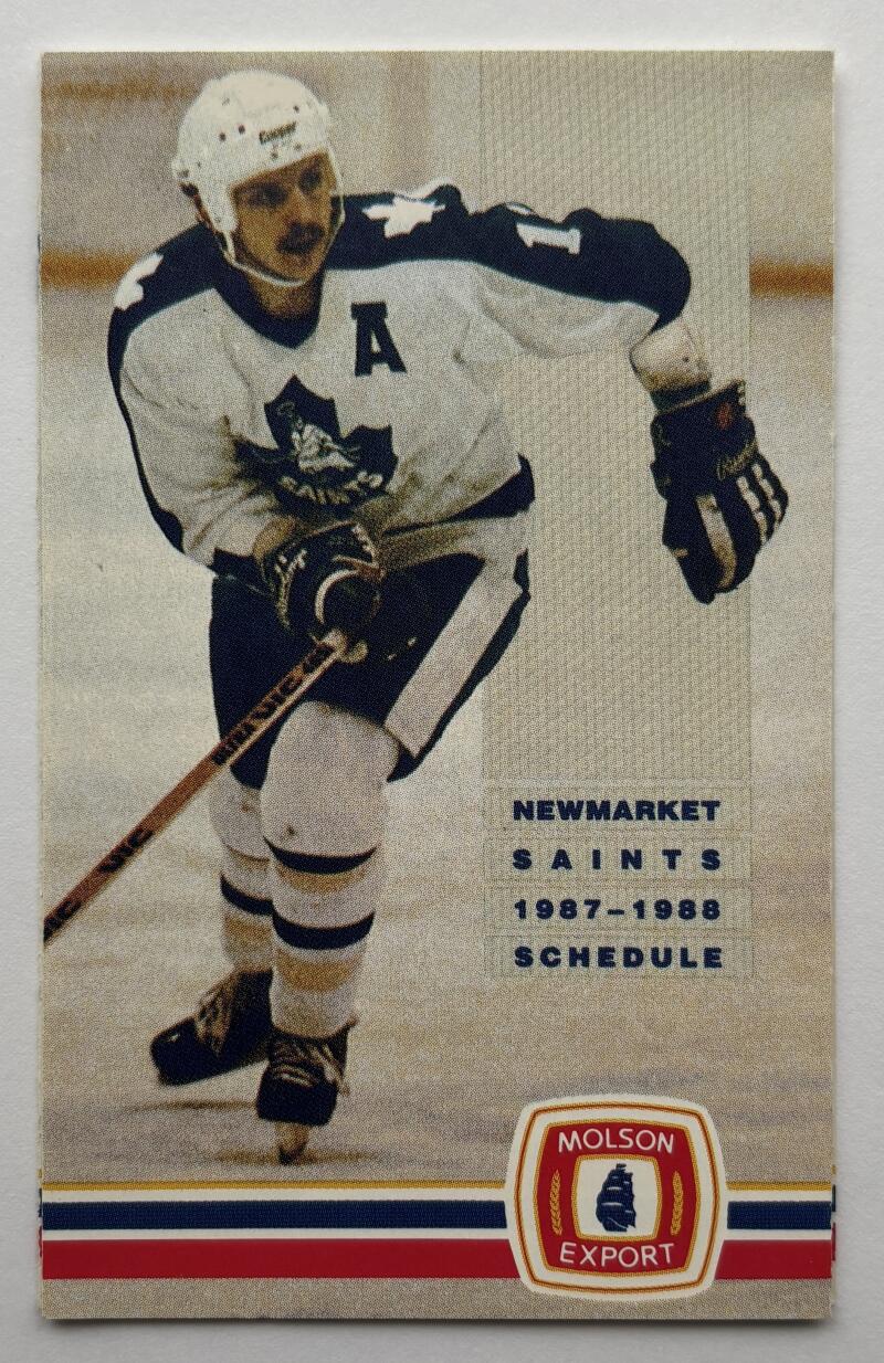 Toronto Maple Leafs 1987-88 Official Hockey Team Pocket Schedule V102503 Image 2