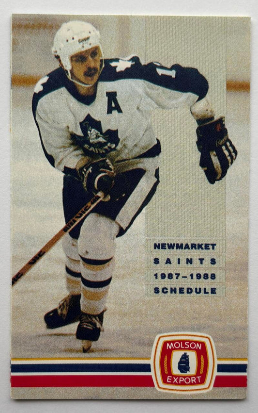 Toronto Maple Leafs 1987-88 Official Hockey Team Pocket Schedule V102507 Image 1