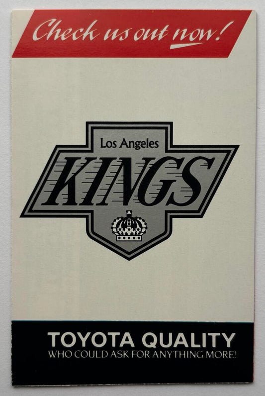Los Angeles Kings 1988-89 Official Hockey Team Pocket Schedule V102511 Image 1