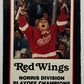 Detroit Red Wings 1987-88 Official Hockey Team Pocket Schedule V102513 Image 1