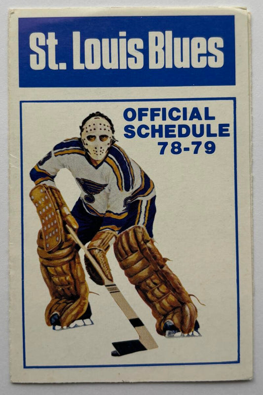 St.Louis Blues 1978-79 Official Hockey Team Pocket Schedule V102515 Image 1