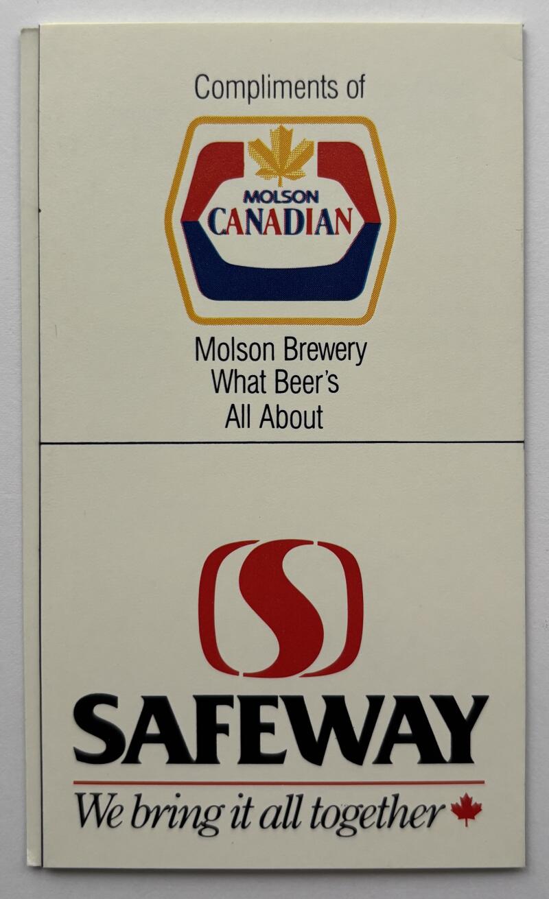 Vancouver Canucks 1988-89 Official Hockey Team Pocket Schedule V102526 Image 2