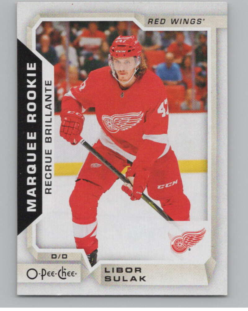 2018-19 O-Pee-Chee #637 Libor Sulak  RC Rookie Detroit Red Wings  V102527 Image 1
