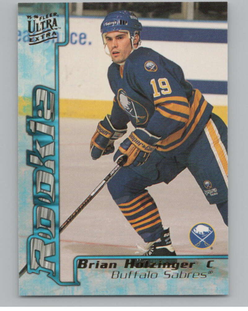 1995-96 Fleer Ultra #341 Brian Holzinger  RC Rookie Buffalo Sabres  V102535 Image 1