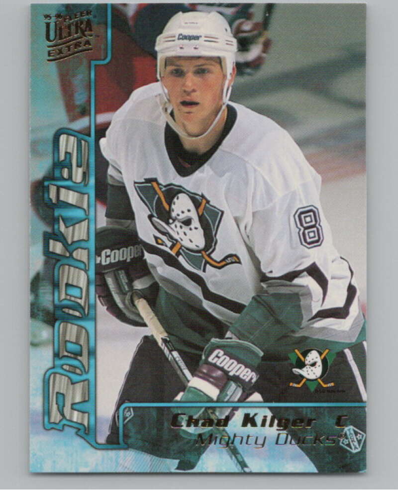 1995-96 Fleer Ultra #343 Chad Kilger  RC Rookie Anaheim Ducks  V102536 Image 1