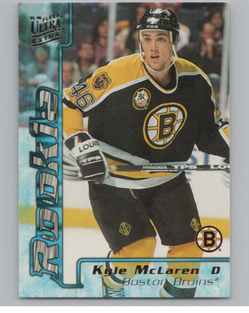 1995-96 Fleer Ultra #349 Kyle McLaren  RC Rookie Boston Bruins  V102537 Image 1