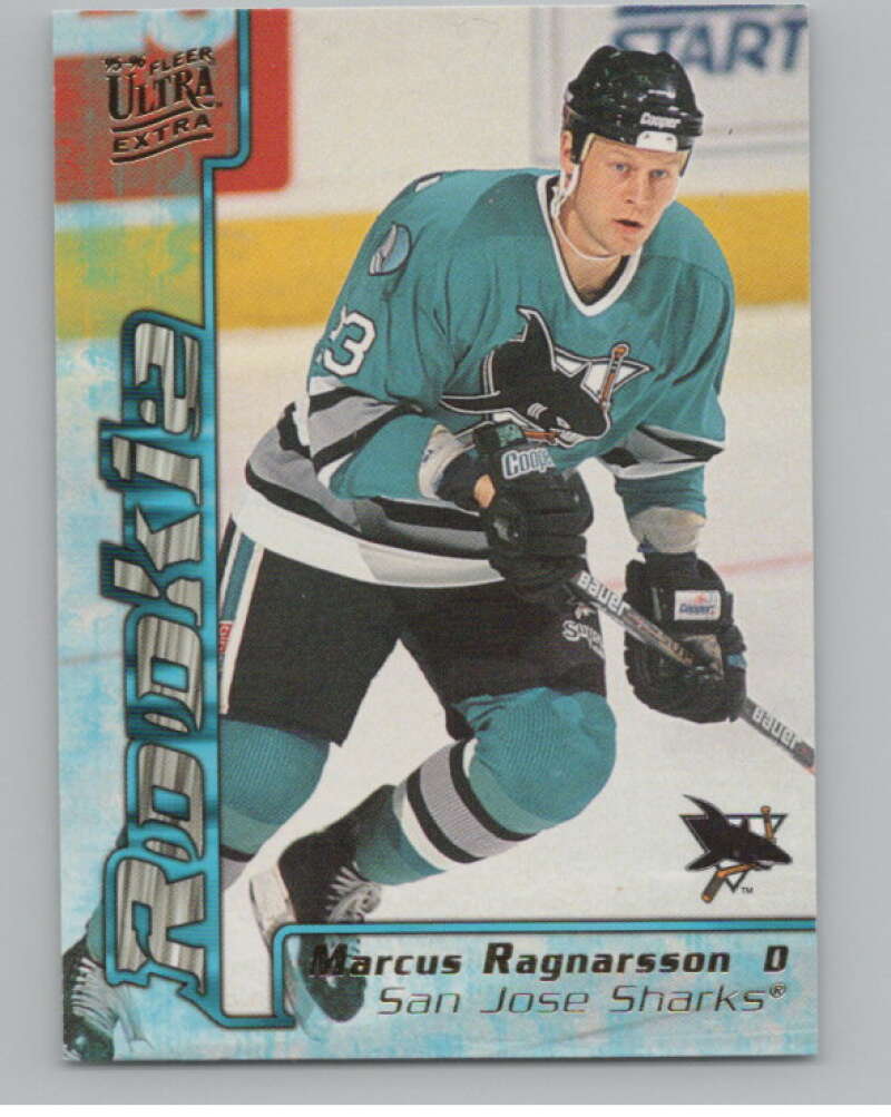 1995-96 Fleer Ultra #353 Marcus Ragnarsson  RC Rookie San Jose Sharks  V102538 Image 1