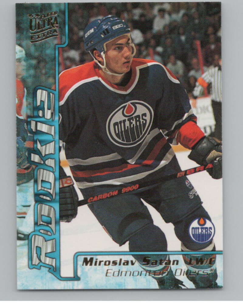 1995-96 Fleer Ultra #355 Miroslav Satan  RC Rookie Edmonton Oilers  V102539 Image 1