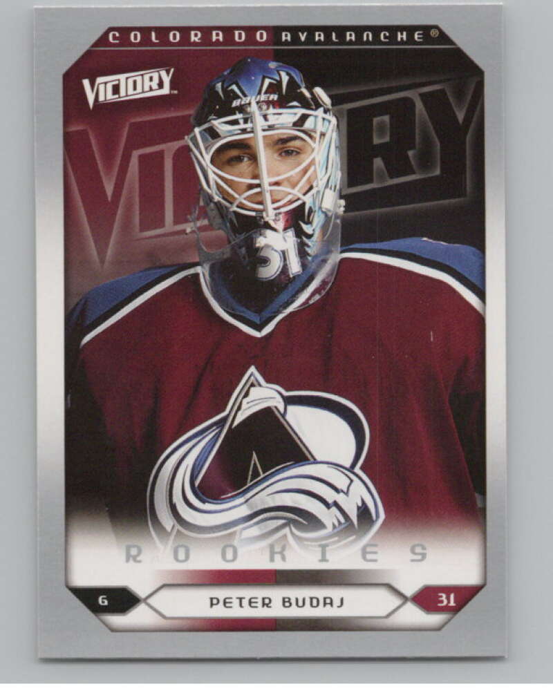 2005-06 Upper Deck Victory #251 Peter Budaj RC Rookie Avalanche  V102541 Image 1
