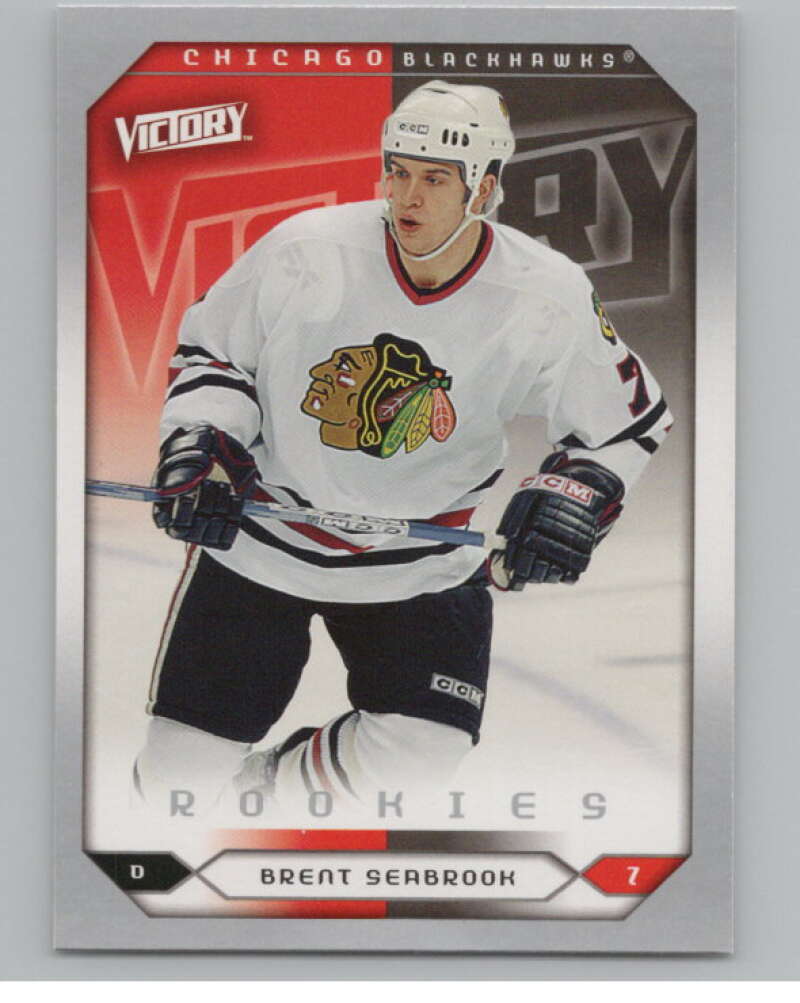 2005-06 Upper Deck Victory #253 Brent Seabrook RC Rookie Blackhawks  V102545 Image 1