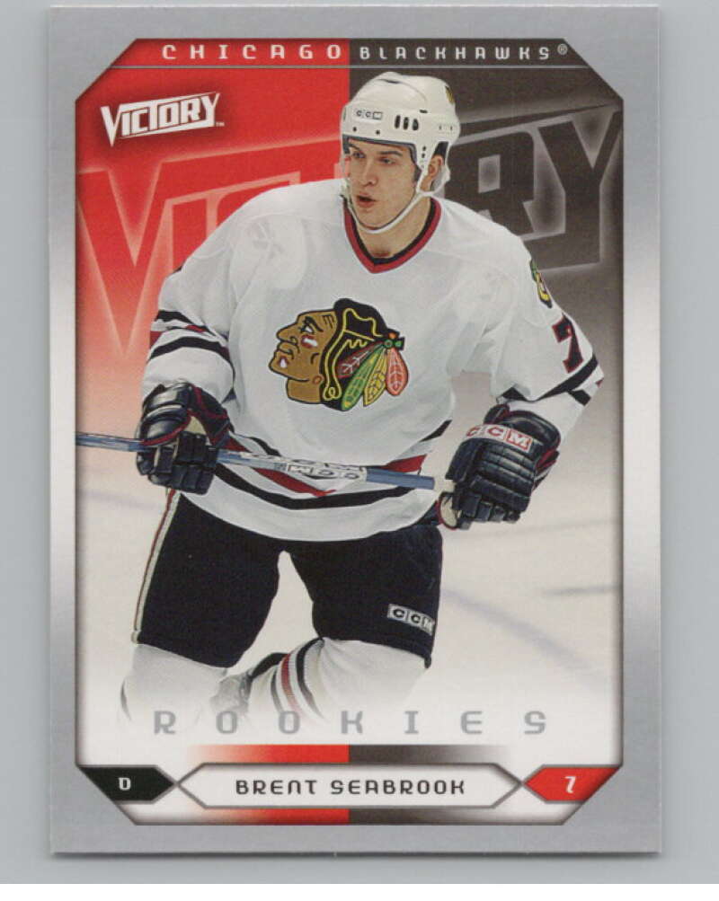 2005-06 Upper Deck Victory #253 Brent Seabrook RC Rookie Blackhawks  V102546 Image 1
