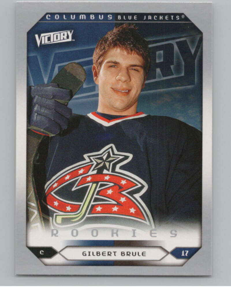 2005-06 Upper Deck Victory #255 Gilbert Brule RC Rookie Jackets  V102548 Image 1