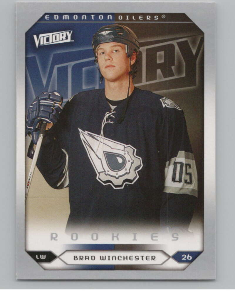 2005-06 Upper Deck Victory #262 Brad Winchester RC Rookie Oilers  V102555 Image 1