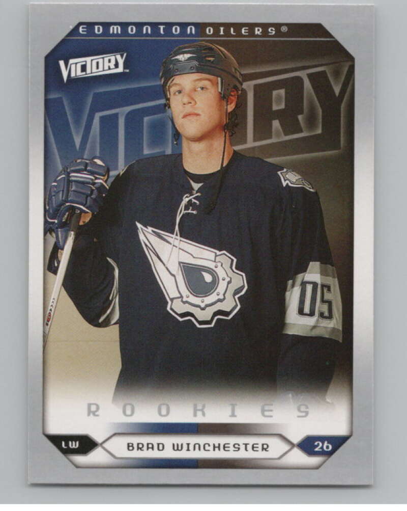 2005-06 Upper Deck Victory #262 Brad Winchester RC Rookie Oilers  V102557 Image 1