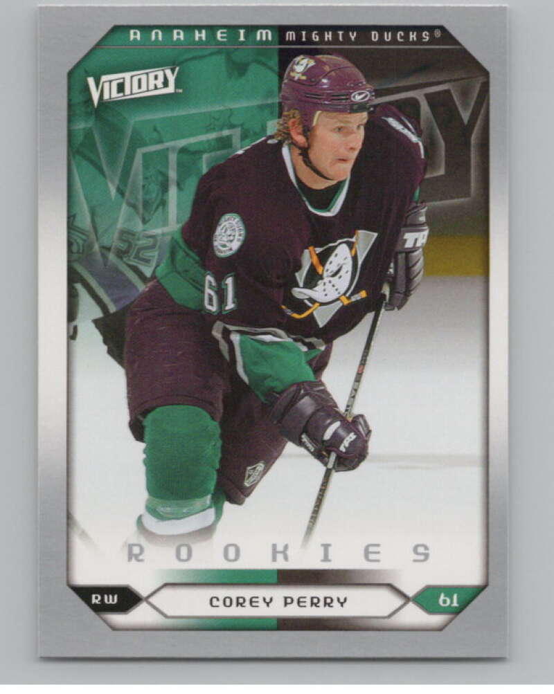 2005-06 Upper Deck Victory #281 Corey Perry  RC Rookie Anaheim Ducks  V102573 Image 1