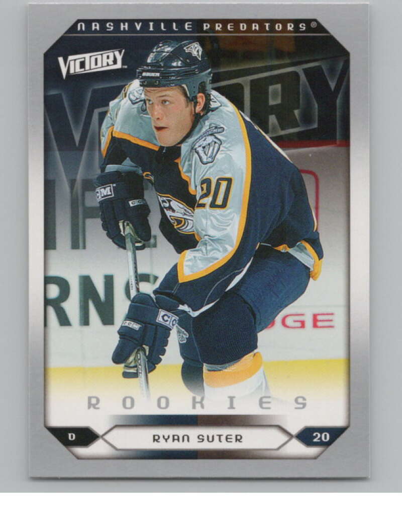 2005-06 Upper Deck Victory #287 Ryan Suter  RC Rookie Nashville  V102582 Image 1