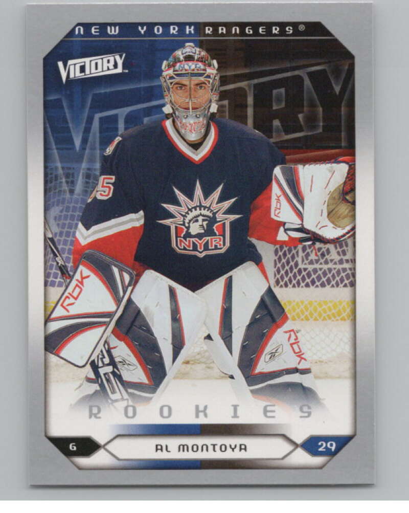 2005-06 Upper Deck Victory #289 Alvaro Montoya RC Rookie Rangers  V102584 Image 1