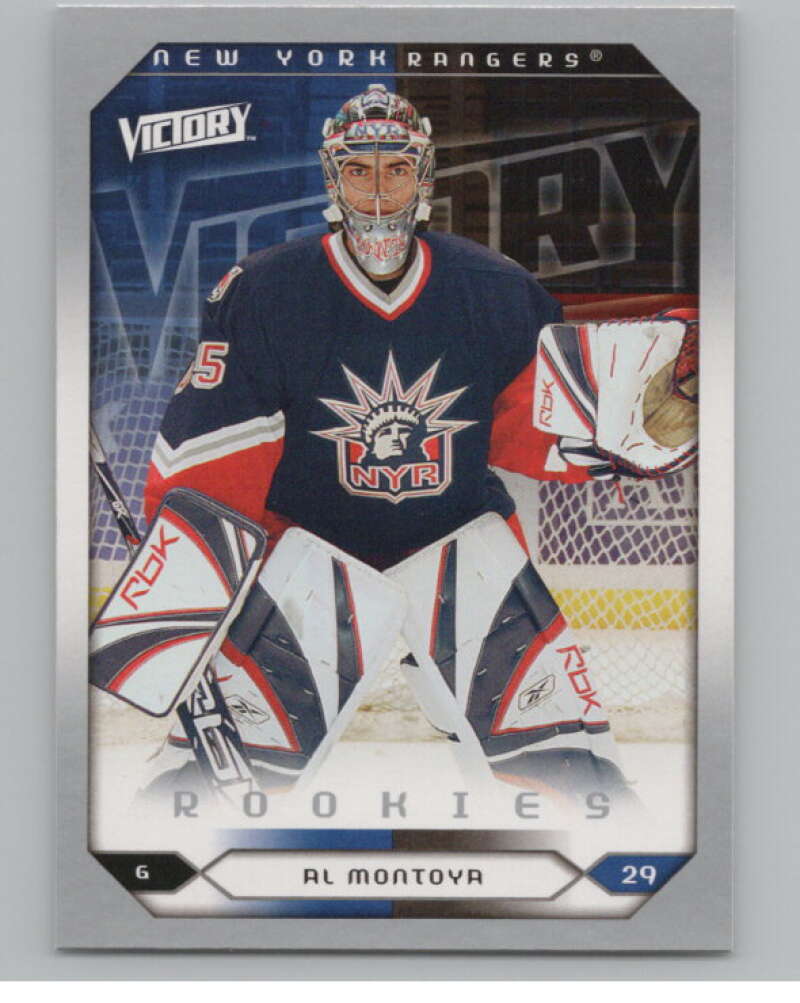 2005-06 Upper Deck Victory #289 Alvaro Montoya RC Rookie Rangers  V102585 Image 1
