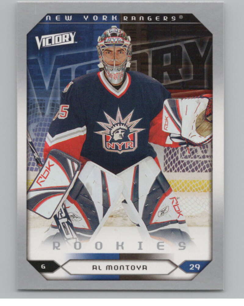 2005-06 Upper Deck Victory #289 Alvaro Montoya RC Rookie Rangers  V102586 Image 1