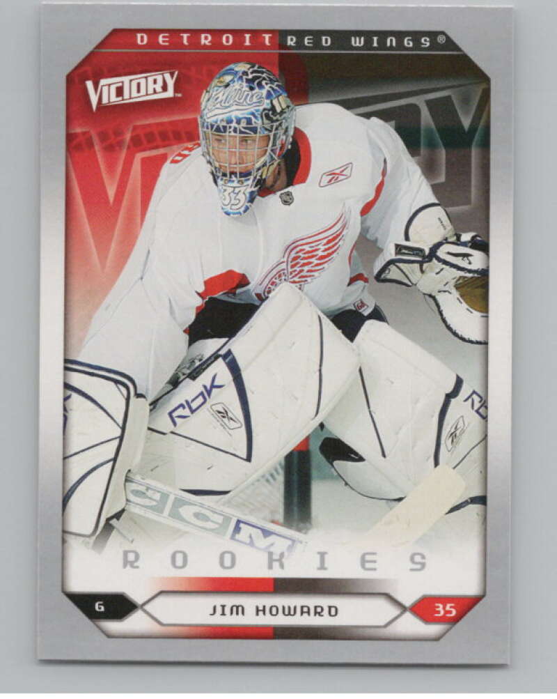 2005-06 Upper Deck Victory #290 Jim Howard  RC Rookie Detroit Red Wings  V102588 Image 1