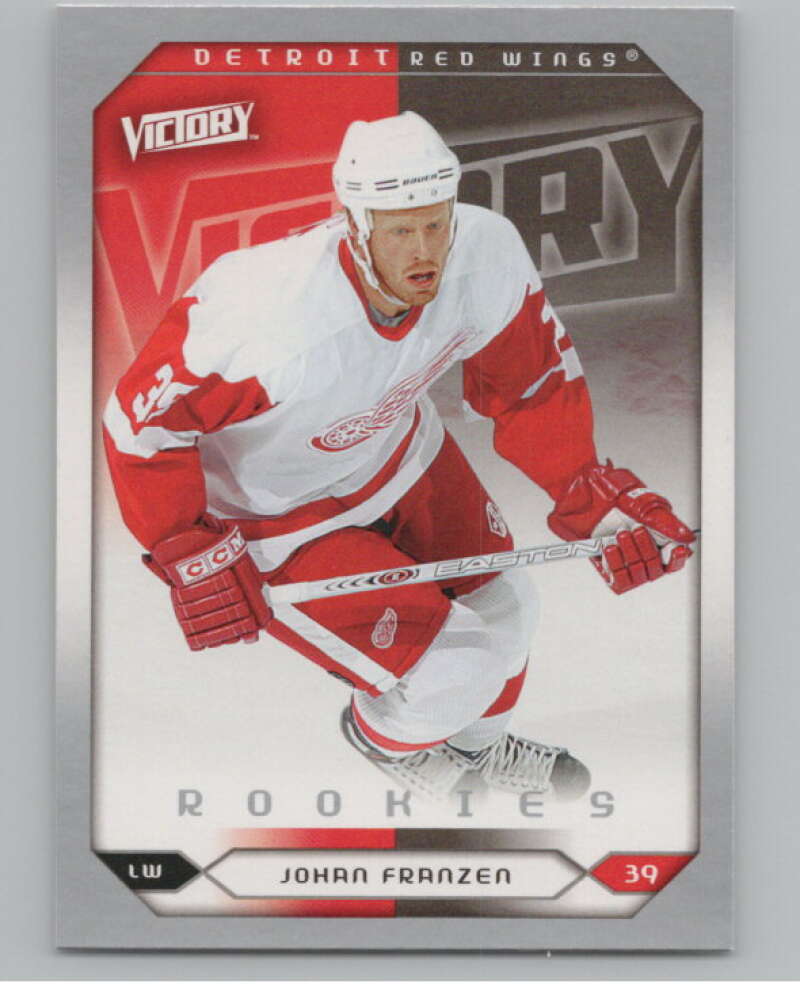 2005-06 Upper Deck Victory #291 Johan Franzen RC Rookie Wings  V102591 Image 1