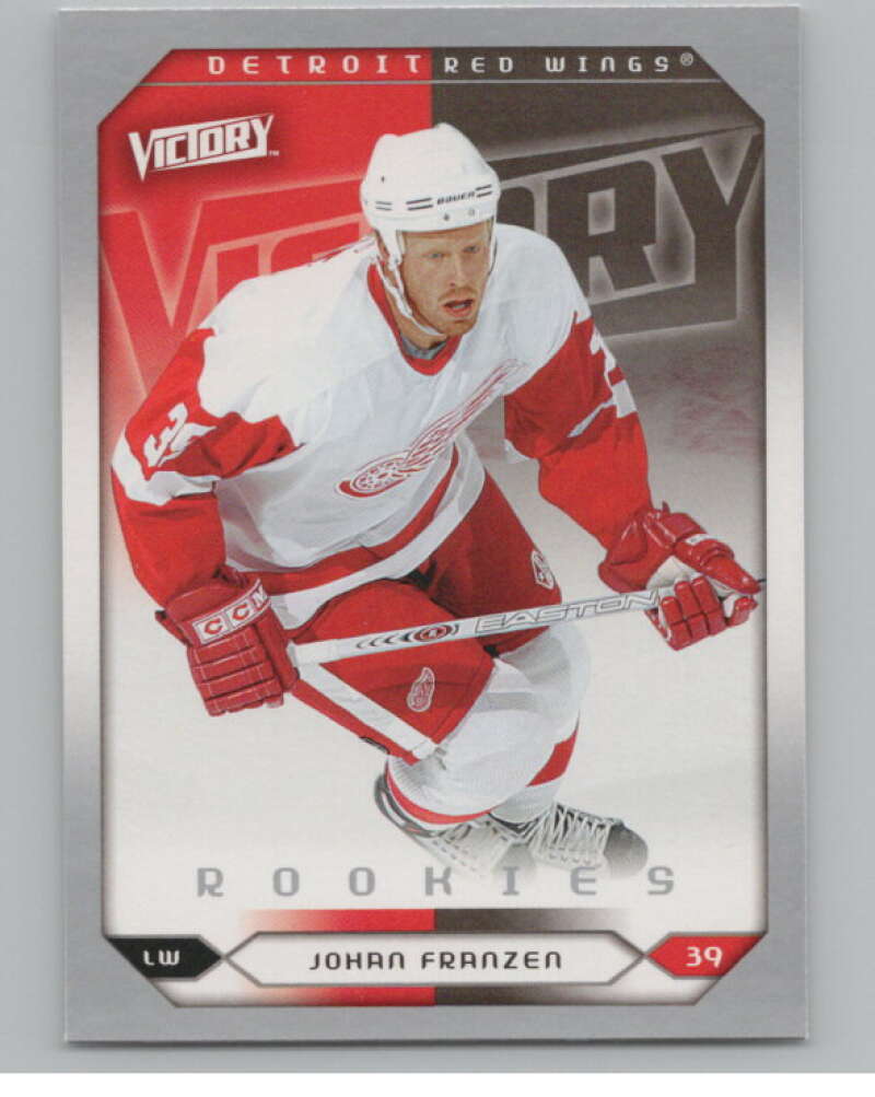 2005-06 Upper Deck Victory #291 Johan Franzen RC Rookie Wings  V102593 Image 1
