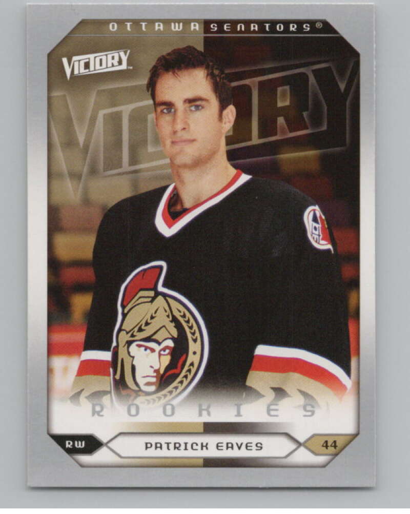 2005-06 Upper Deck Victory #295 Patrick Eaves  RC Rookie Ottawa Senators  V102596 Image 1