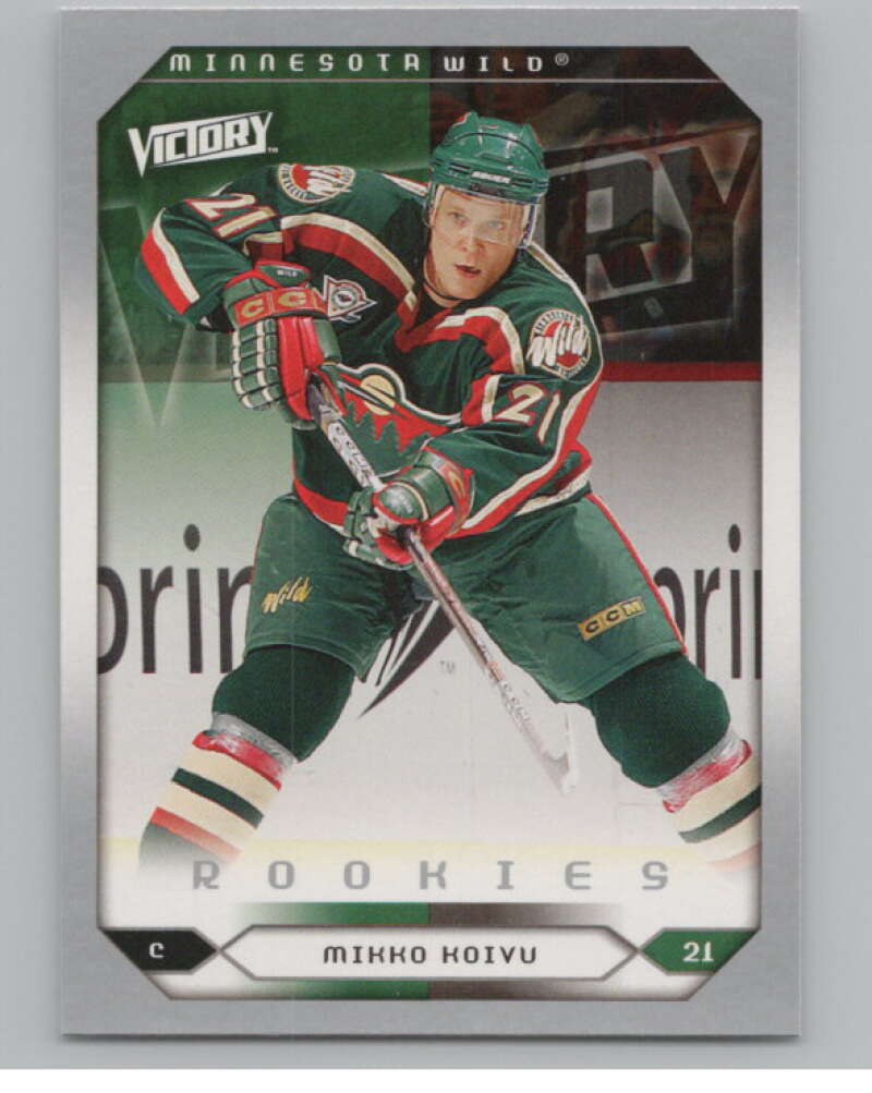 2005-06 Upper Deck Victory #300 Mikko Koivu  RC Rookie Minnesota Wild  V102607 Image 1