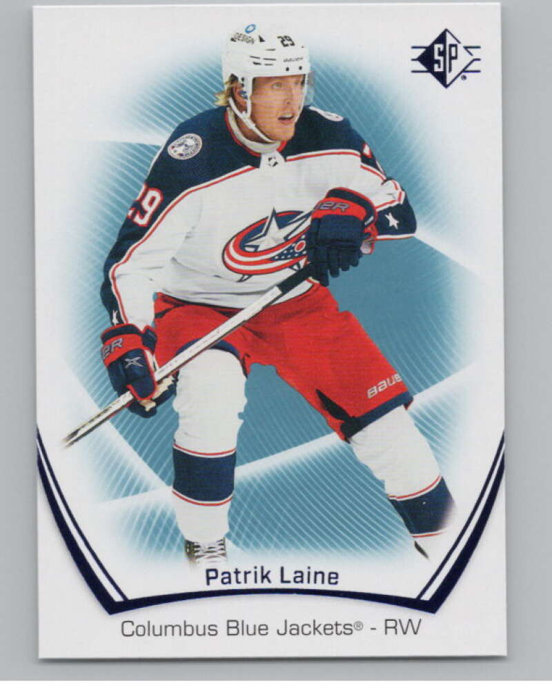 2021-22 SP Blue #3 Patrik Laine  Columbus Blue Jackets  V102613 Image 1