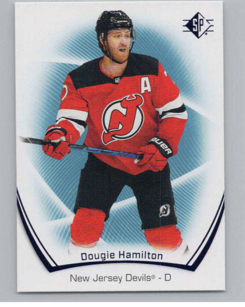 2021-22 SP Blue #32 Dougie Hamilton  New Jersey Devils  V102617 Image 1