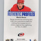 2021-22 SP Authentic Profiles Blue #AP-16 Martin Necas Hurricanes  V102621 Image 2