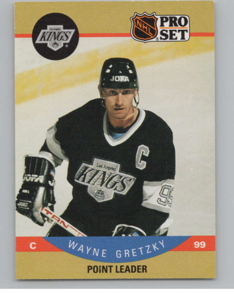 1990-91 Pro Set #394 Wayne Gretzky LL  Los Angeles Kings  V102627 Image 1