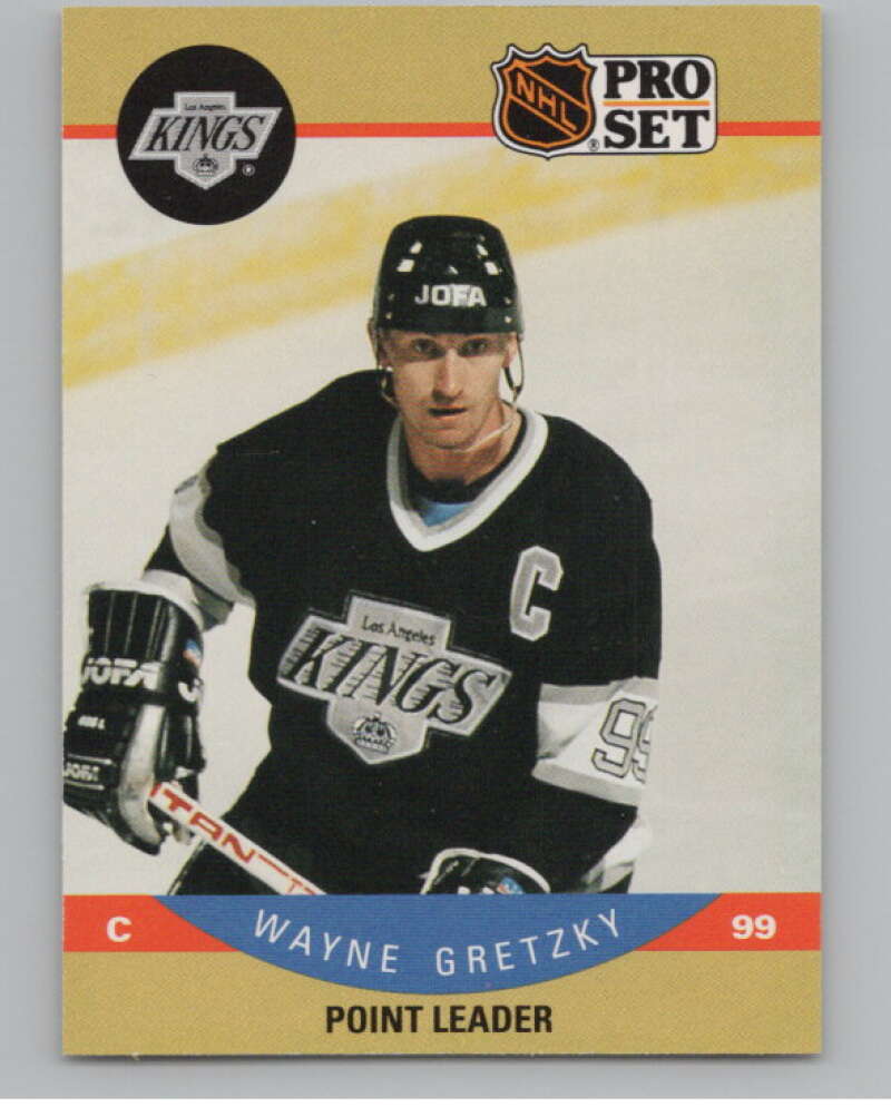 1990-91 Pro Set #394 Wayne Gretzky LL  Los Angeles Kings  V102628 Image 1