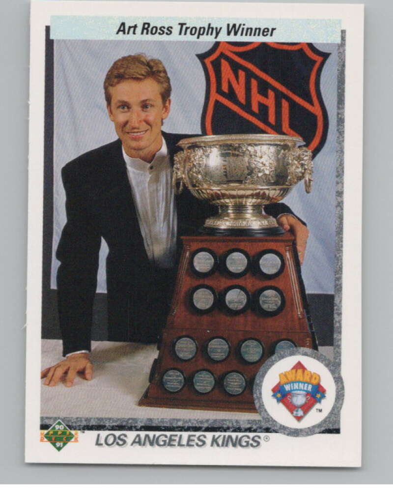 1990-91 Upper Deck #205 Wayne Gretzky  Los Angeles Kings  V102633 Image 1